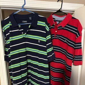 2 shirts - Tommy Hilfiger XXL and Chaps XXLT polos